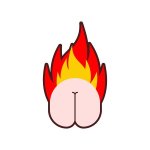 137666087-butthurt-sign-butt-hurt-icon-ass-on-fire-symbol-irritability-emblem-vector-illustratio.jpg